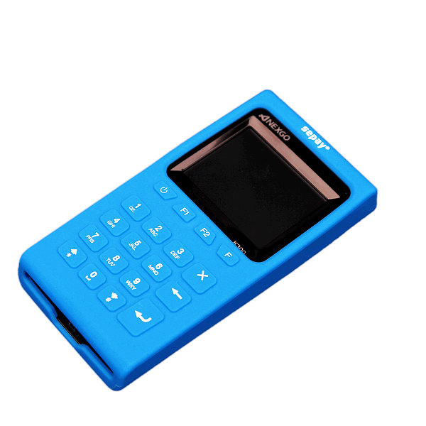 Blauwe siliconen beschermhoes SEPAY Mini (K300 GPRS)