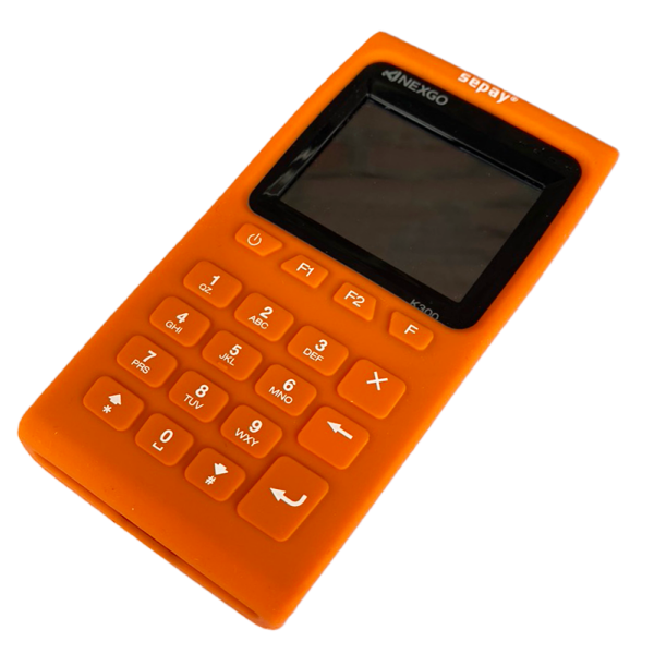 Oranje siliconen beschermhoes SEPAY Mini (K300 GPRS)