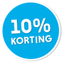 Korting - 10% op huur