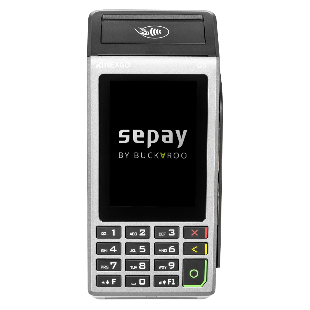 SEPAY Mobiel 4G - Nexgo G5 - Voordeligste mobiele pinautomaat - Snelle levertijd - SEPAY by Buckaroo