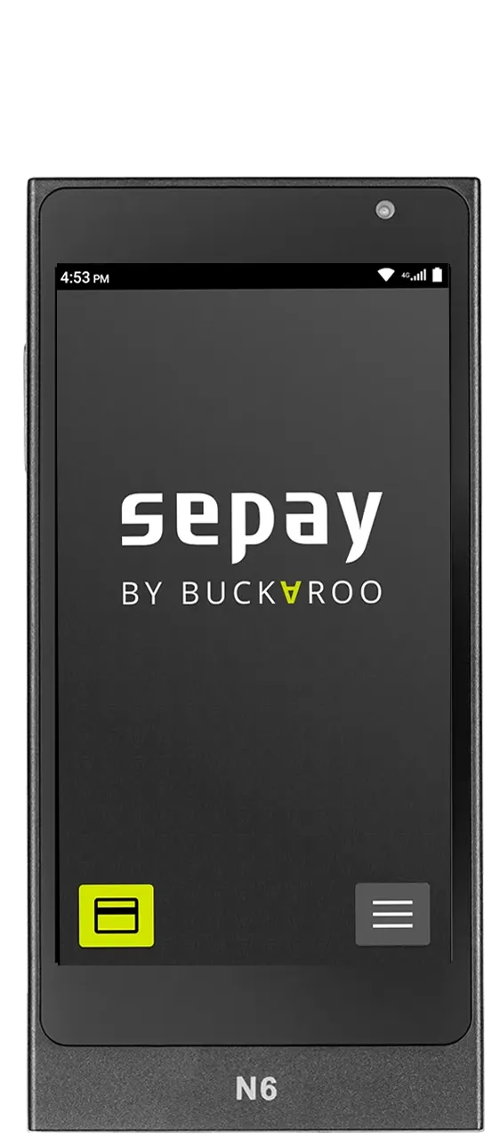 SEPAY Smart- Mobiele pinautomaat o.b.v. Android - Digitale Bon - SEPAY by Buckaroo