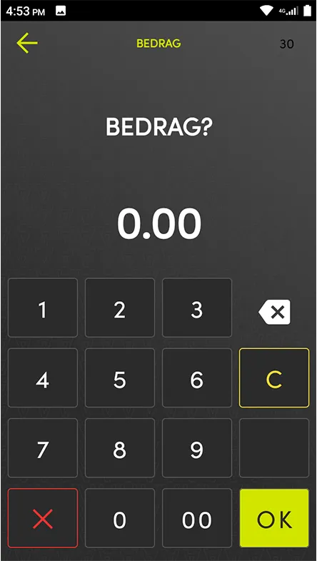 Betaling invoeren - SEPAY Smart