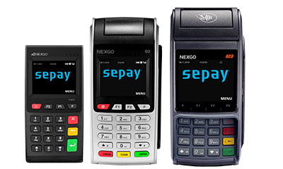 Bestel een pinautomaat in de SEPAY webshop